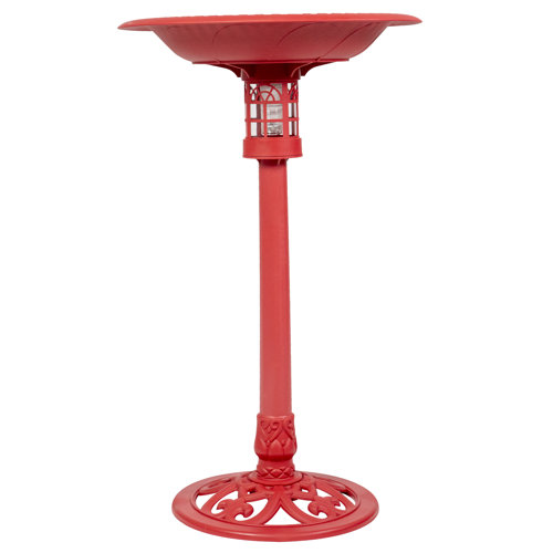Red Bird Baths on Sale Limited Time Only!